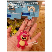 香港迪士尼樂園限定 玩具總動員 熊抱哥Q版造型塑膠匙圈